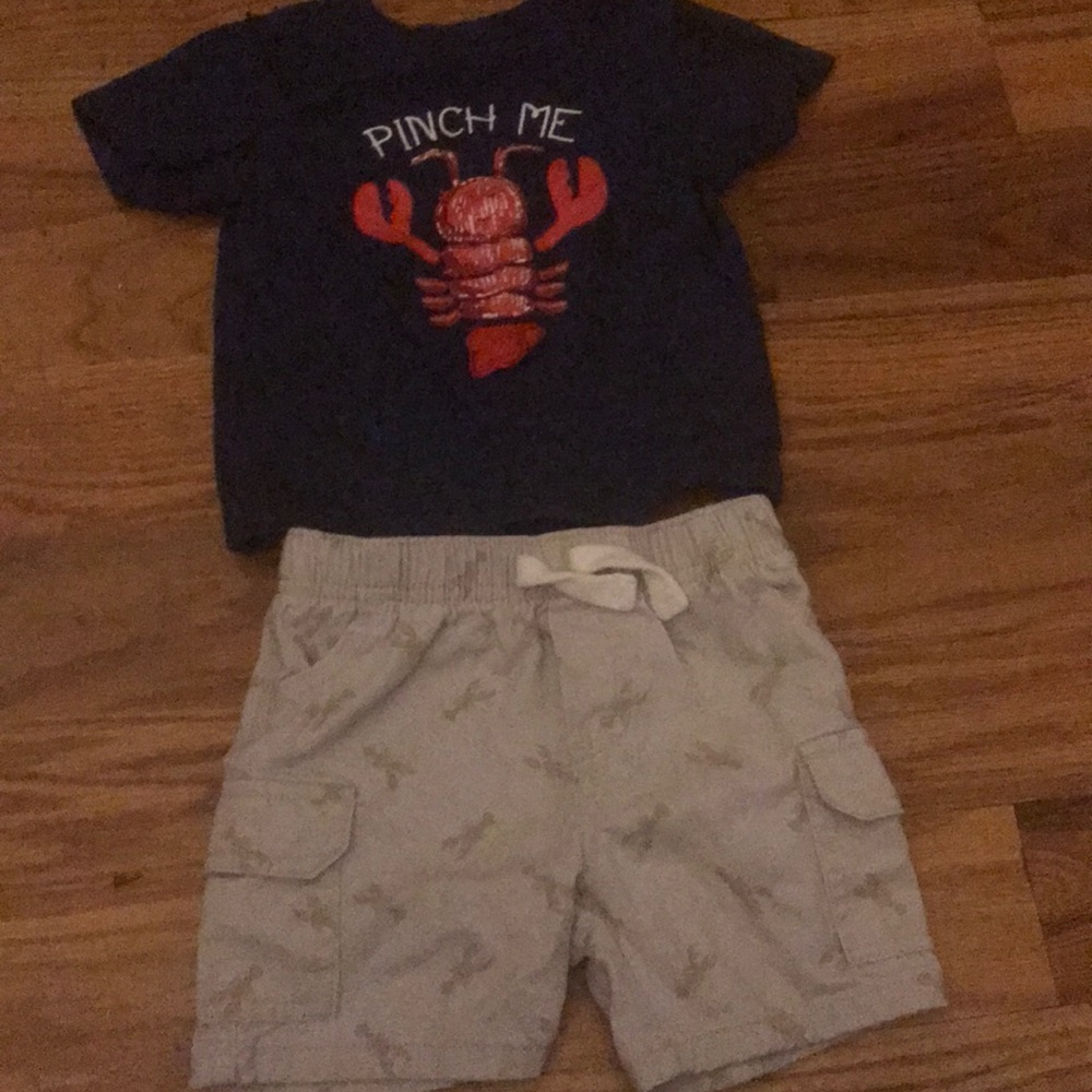 Shirt and shorts